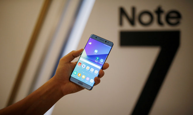 Samsung Electronics says halted Galaxy Note 7 production